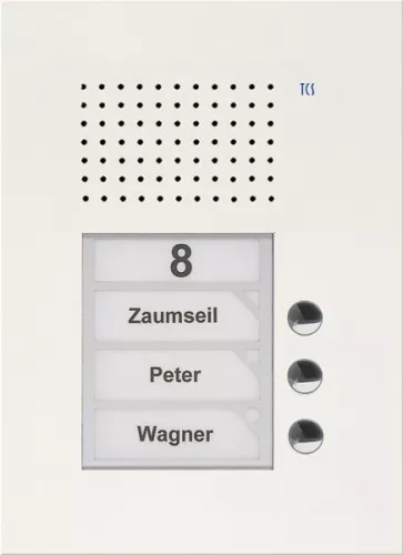 TCS Tür Control Audio Außenstation PUK 3 PUK03/1-WS