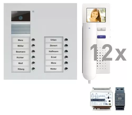 TCS Tür Control Video Außenstation Pack 12 PVU16120-0010
