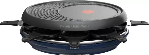 Tefal TEF Raclette-Grill +Crepe RE 3104 sw/bl