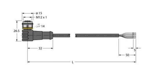 Turck Aktuator- u.Sensorleitung WKC4.4T-P7X3-5/TEL