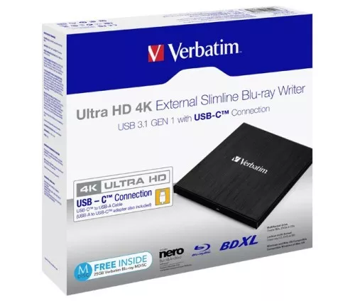 Verbatim Blu-ray Recorder USB 3.1 VERBATIM 43888