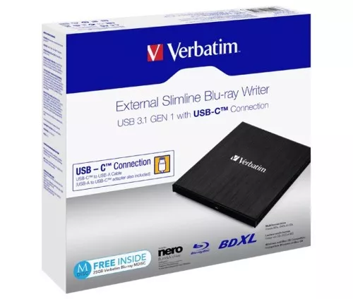 Verbatim Blu-ray Recorder USB 3.1 VERBATIM 43889