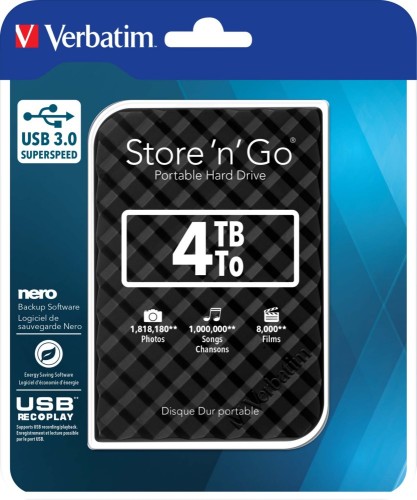 Verbatim Festplatte 4TB USB3.0 VERBATIM 53223
