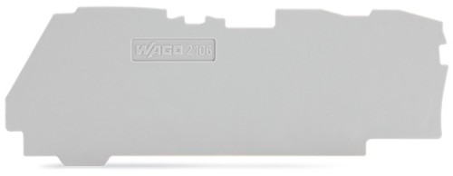 WAGO GmbH & Co. KG Abschluss Zwischenplatte 2106-1391