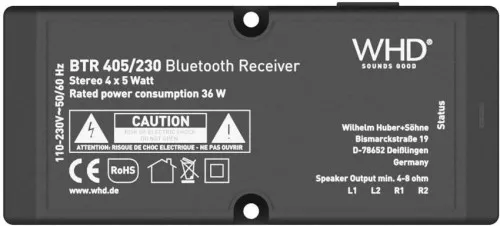 WHD Bluetooth-Receiver Set BTR405SET2