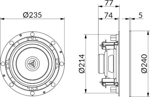 WHD Design-Lautsprecher R2408SLws