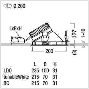 Zumtobel Group LED-Einbauleuchte P-INF R #60818169