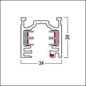 Staff Zumtobel Stromschienen Kupplung Typ S2801230 für 3-Phasenschiene Adapter 