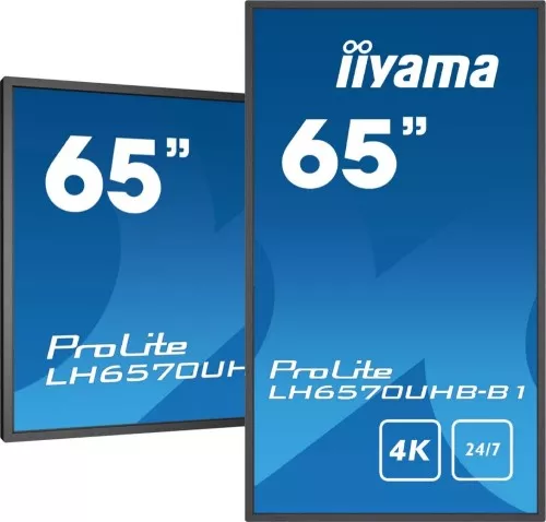 iiyama 4K UHD Display UltraSlim LH6570UHB-B1