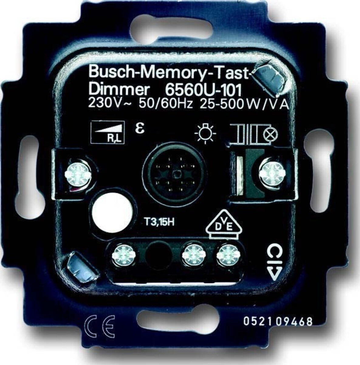 Verwachting hoeveelheid verkoop Aanvankelijk Busch-Jaeger Memo.Tastdimmer-Einsatz 6560 U-101 - Elektro4000.de -  Elektroartikel Online-Shop
