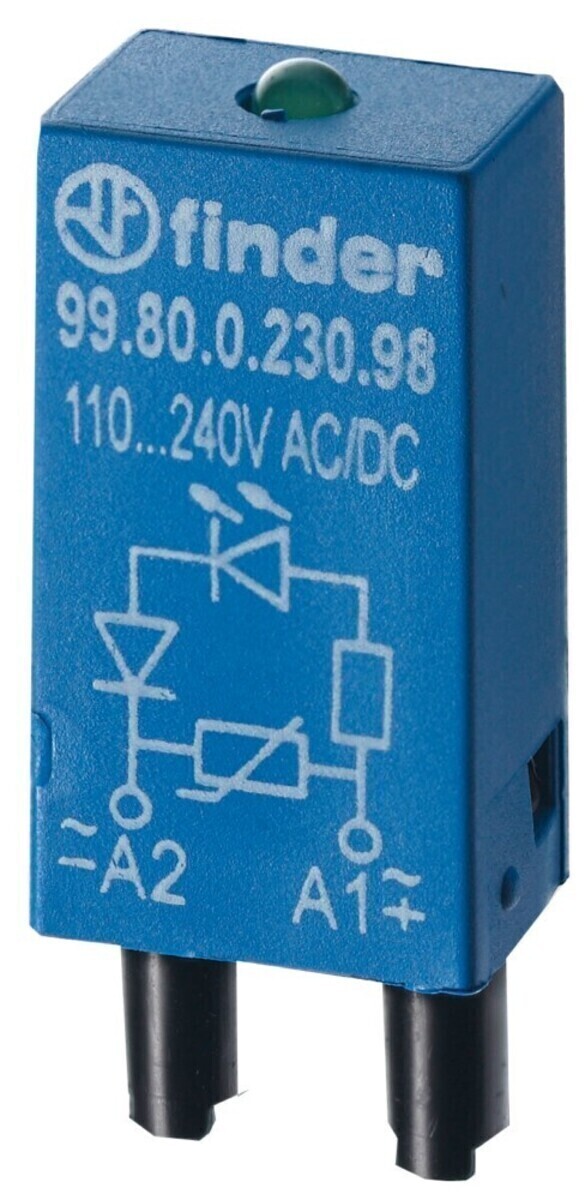92.03 62.33.9.024.0040 Finder Leistungsrel 24VDC 3W 16A für Fas