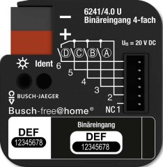 Busch-Jaeger Binäreingang 4-fach 6241/4.0 U