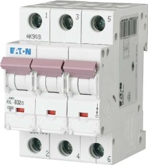 3p PXL-B32/3 Elektro Eaton LS-Schalter m.Beschrift und Haustechnik Schu B 32A 
