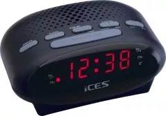 ICES Uhrenradio Ices ICR-210 black