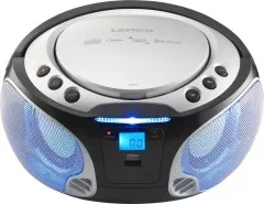 LENCO UKW-Radio CD/MP3 tragbar SCD-550 silver