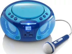 LENCO UKW-Radio CD/MP3 tragbar SCD-650 blue