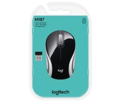 Logitech Maus Wireless LOGITECH M187 sw