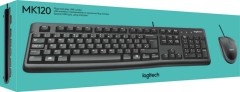 Logitech Tastatur/Maus Set LOGITECH MK120 sw