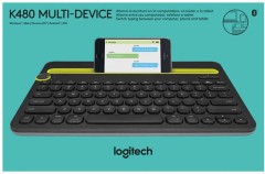 Logitech Tastatur Wireless LOGITECH K480 sw