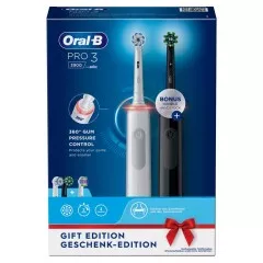ORAL-B Oral-B Zahnbürste Pro 3 3900 +2.Hands