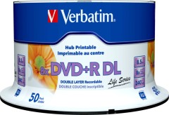 Verbatim DVD+R DL 8.5GB/240Min/8x VERBATIM 97693(VE50)