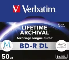 Verbatim M-DISC BD-R DL 50GB VERBATIM 43846 (VE5)